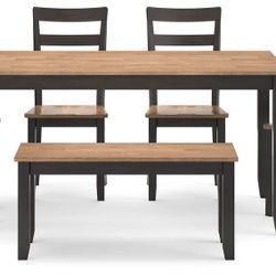 Table With 4 Chairs And Bench