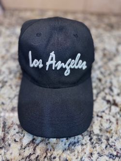 Los Angeles Embroidered Black Dad Hat