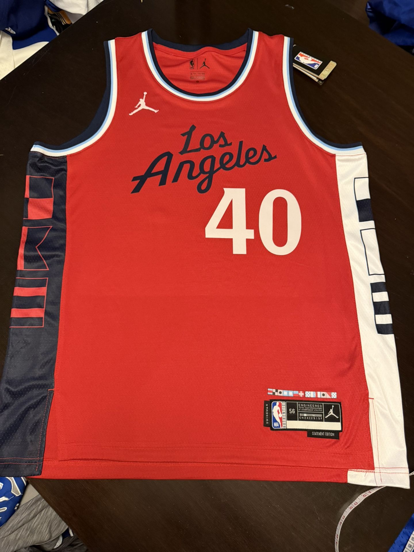 LA Clippers Ivica Zubac Jersey Size XL