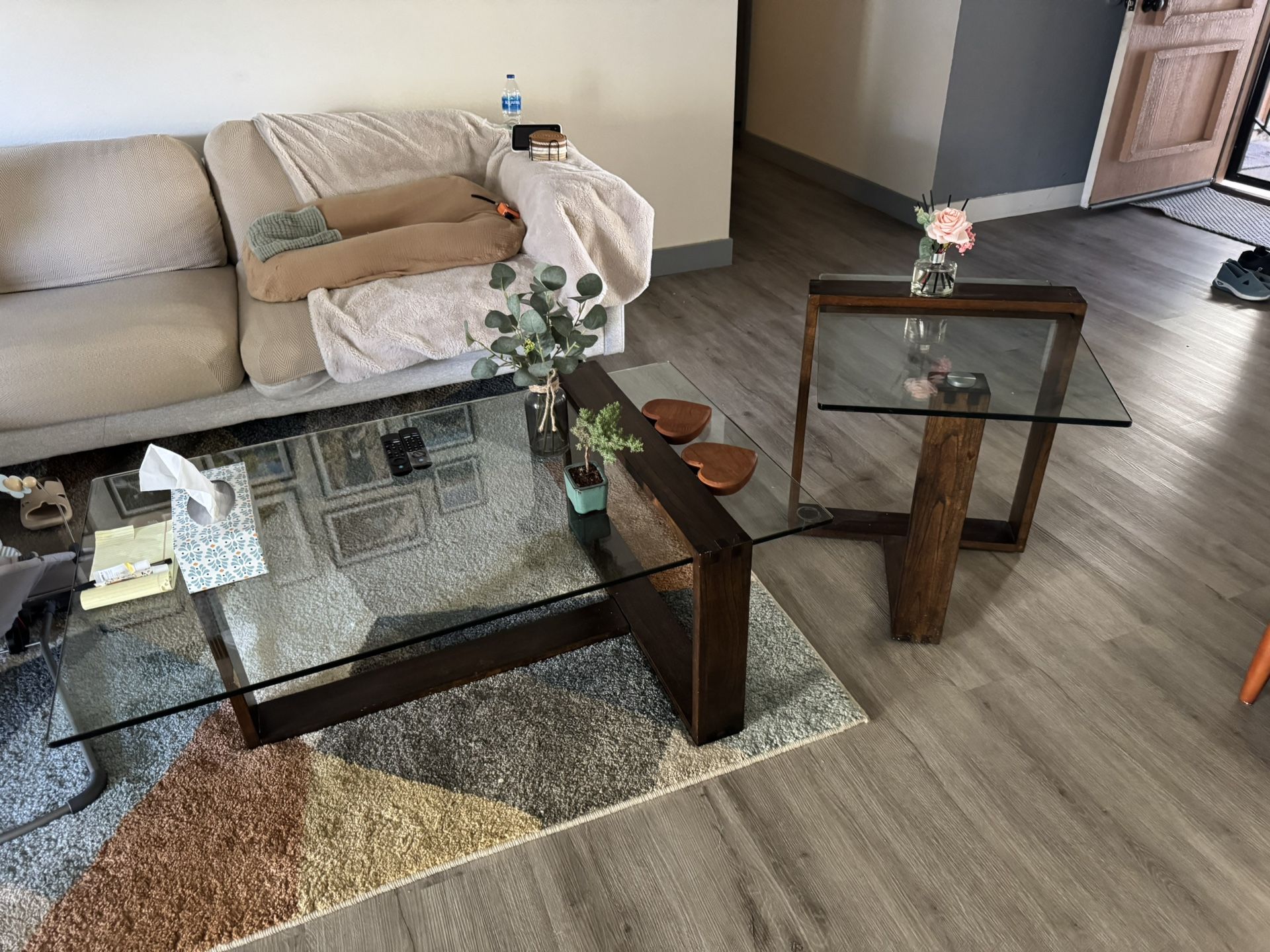 Coffee Table And Side Table 