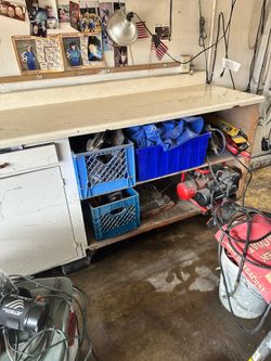 FREE Garage Workbench / Storage Cabinet – Heavy Duty