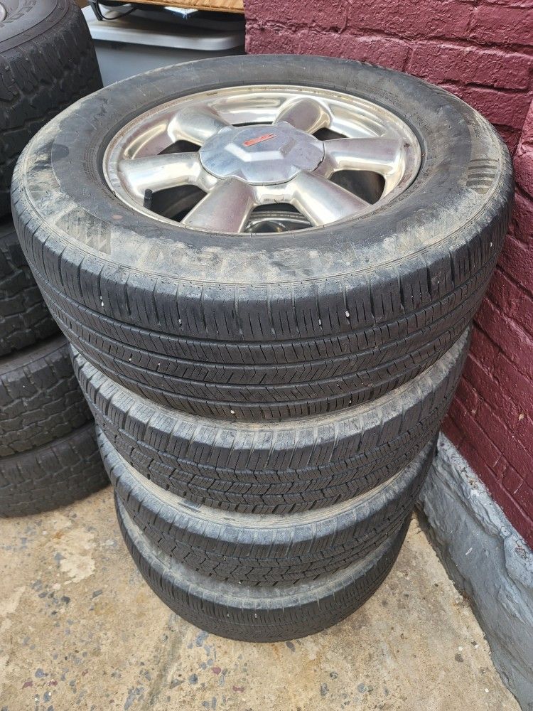 Trailblazer & Envoy 17 In Rims/tires (4)