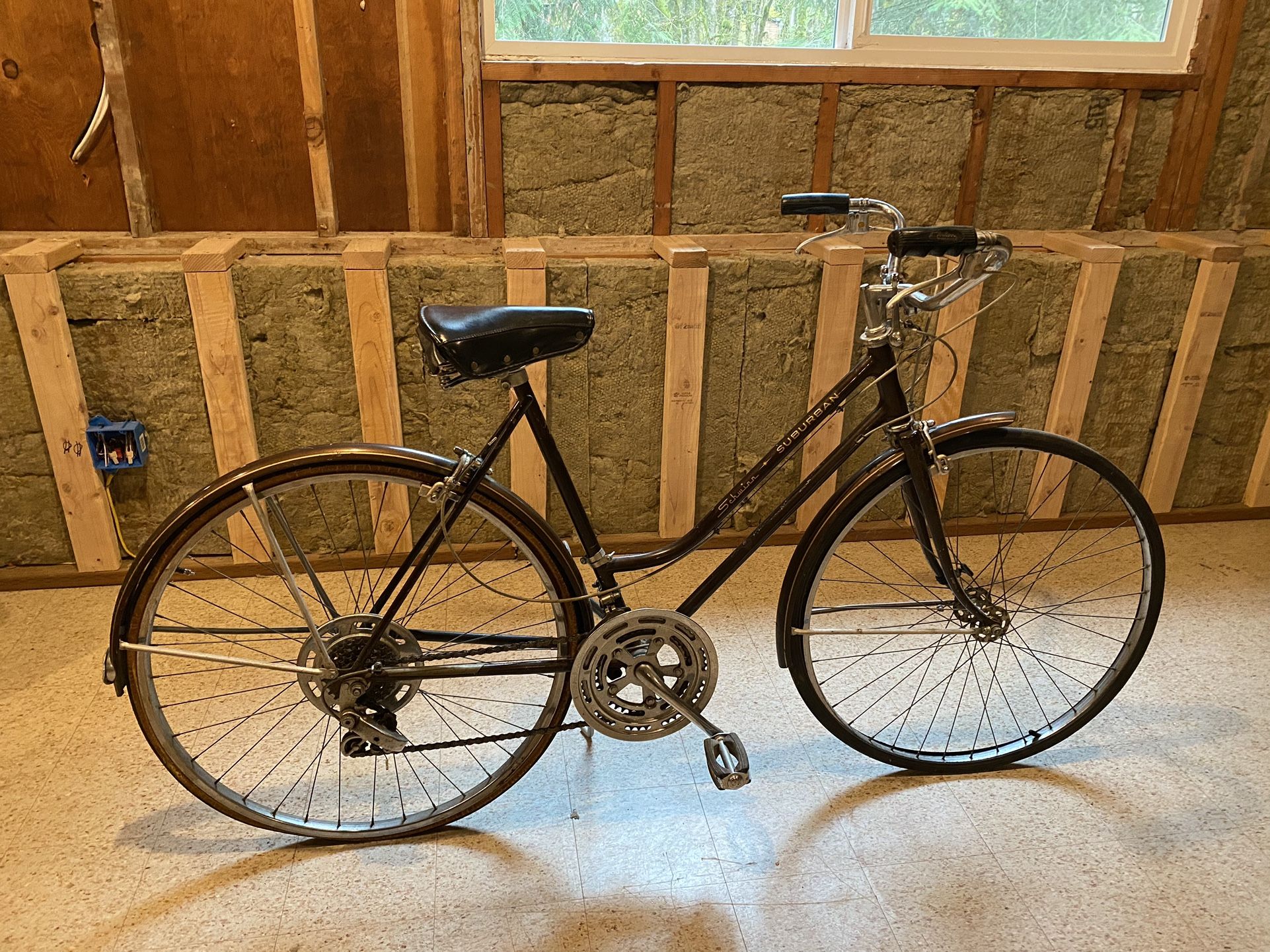 Vintage Schwinn Suburban Bike