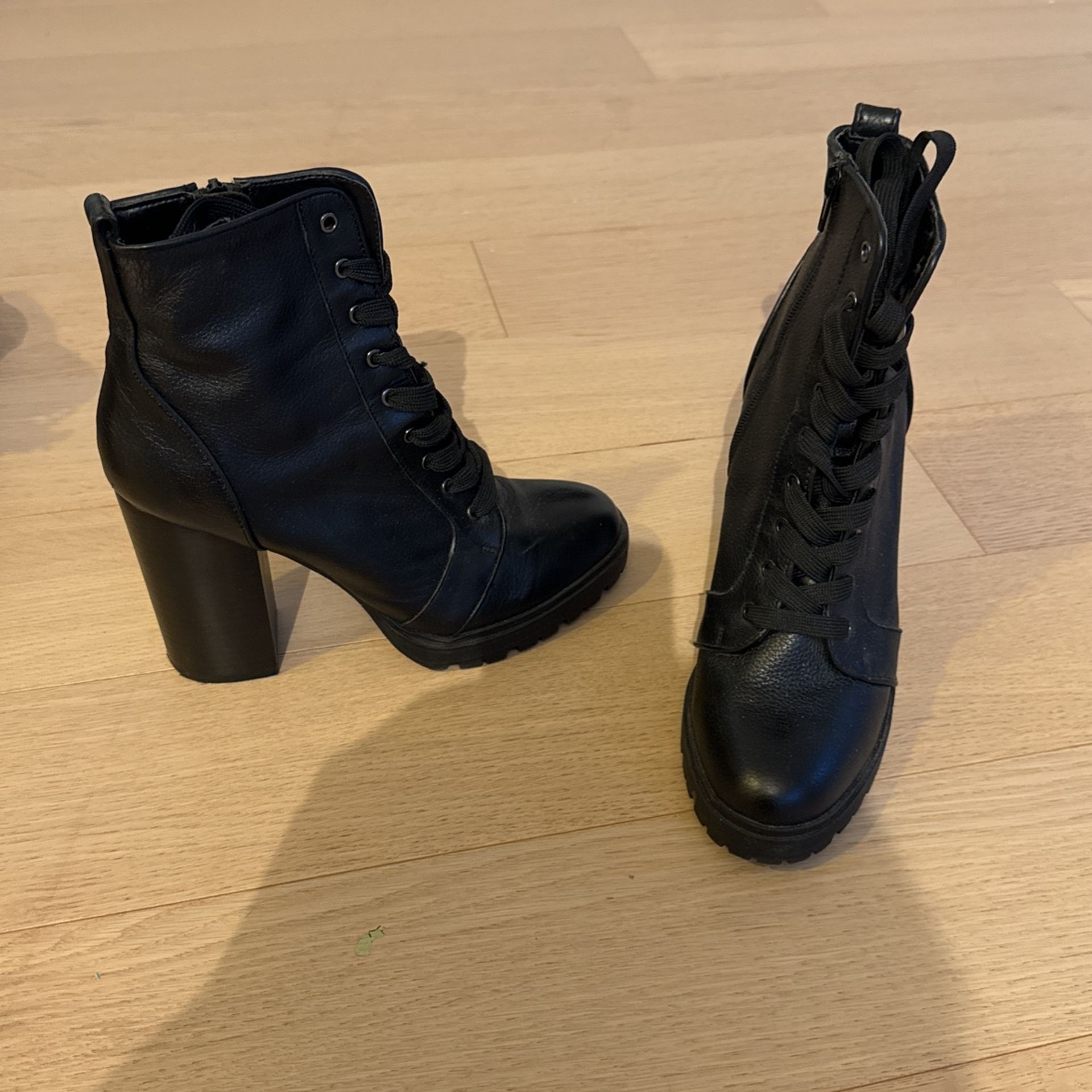 Black Leather Boots 