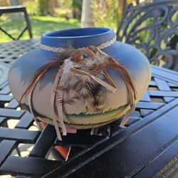 Jarra /  Base With Indian Decoration 