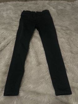 Girls Black Jean Jeggings 
