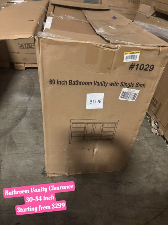  Bathroom Vanity Clearance,30-84 inch
