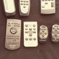 Car stereo remotes