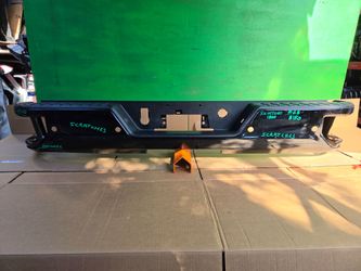 REAR BUMPER  SILVERADO   2019 2020 2021 2022 2023 2024 2025 OEM  WITH HOLES FOR SENSORS