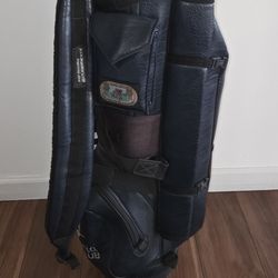 Belding Sports Bushwhacker Santa Maria Country Club Golf Bag 6-way W rain hood cover