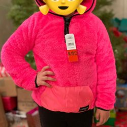 Girls Plush Hoodie Calvin Klein