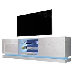 New Beautiful Meble TV Center White 