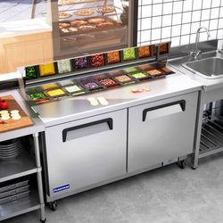 Stainless Steel Sandwich Prep Table
