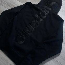 Supreme Black Satin Back M & L