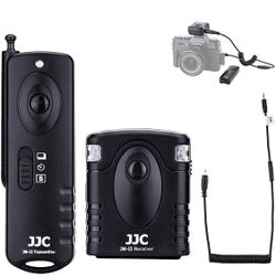 JJC Wired Wireless Shutter Release Remote Control for Fuji X-T5 X-T4 XT3 XT2 X-H2 X-H2S X-T30 II X-T20 X-T10 GFX100S GFX100 GFX50S II GFX50R 