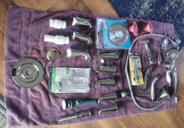 Tub and shower plumbing parts