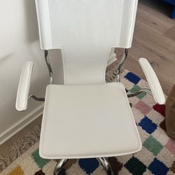 White Roller Office Chair