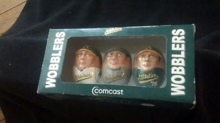 A's Big 3 SGA WOBBLERS, STOCKING STUFFER!