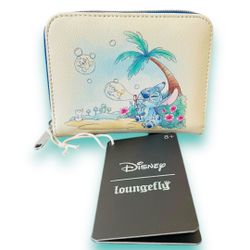 Loungefly Disney Stitch & Ducks Mini Zipper Wallet