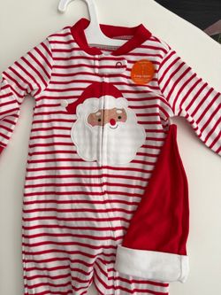 Santa pj $10 6 months new