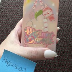 HAPPINESS  -  Big into Energy Phone Charm Authentic Labubu POP MART