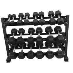 New Dumbbells Set 5-50 With Rack 