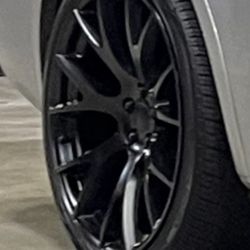 22 Rims Mat Black 