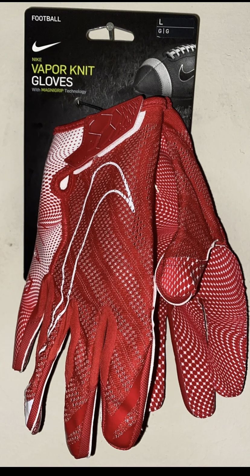 Supreme/Nike red football gloves (Stock x verified authentic) for Sale in  Pembroke Park, FL - OfferUp