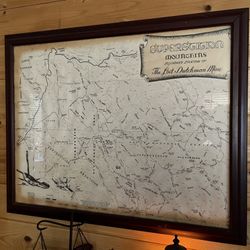 Framed Map Picture