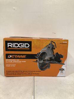 RIDGID 18-Volt OCTANE Cordless Brushless 7-1/4 in. Circular Saw (Tool Only)