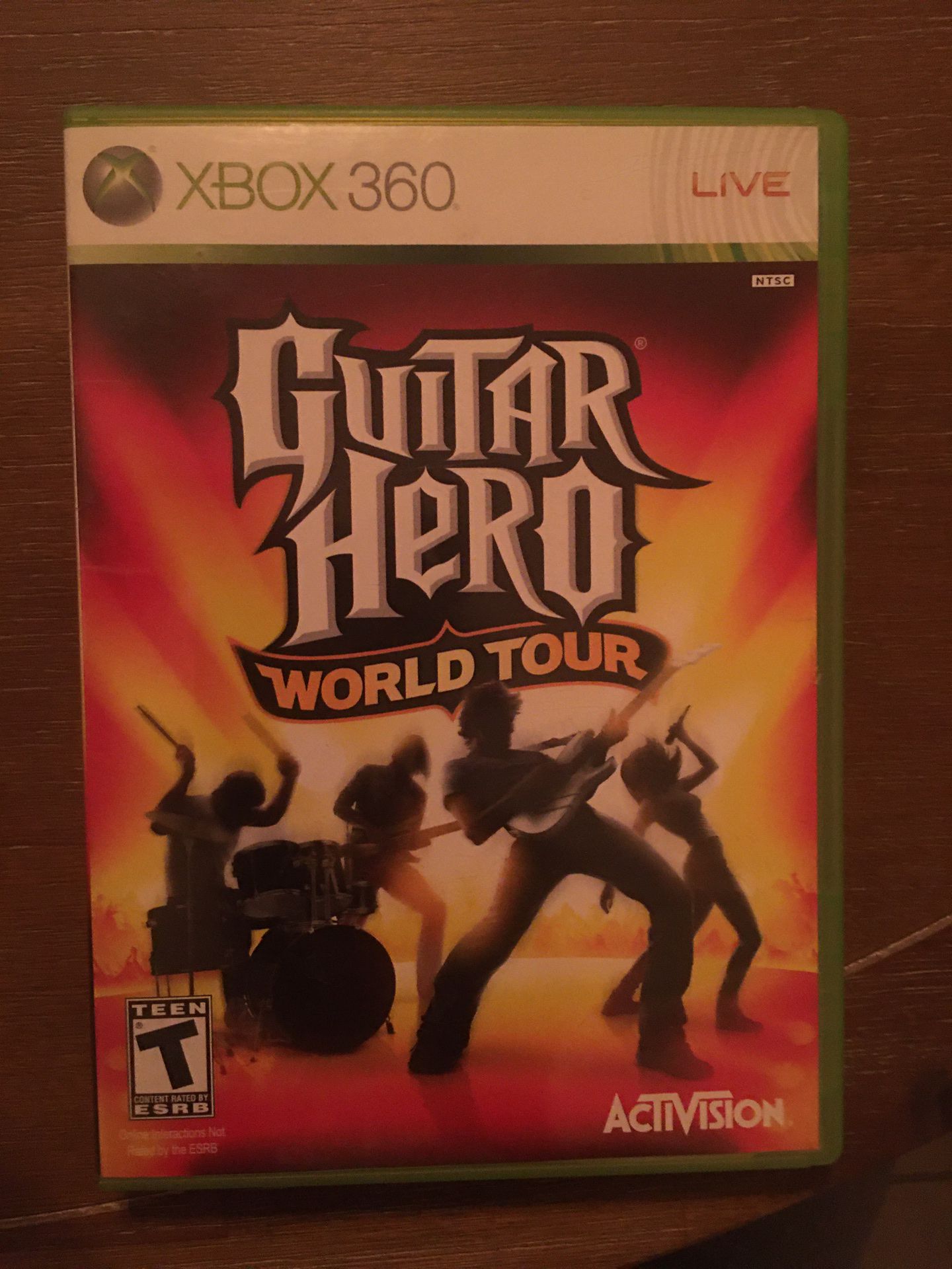 Xbox 360 guitar hero world tour