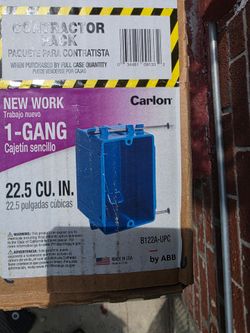 (100) 1-Gang Carlon  New Work junction boxes