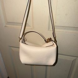 Mini cream white crossbody bag