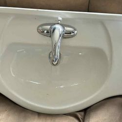 Brand new 3 Bathroom sink and bathroom sink cabinet and bathroom mirror