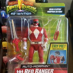 Power Rangers Re Ignition Red Ranger Figure