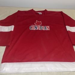 Molson Canadian Jersey Mens Xl Clean Nhl Vintage Kobe Brand Red Hockey