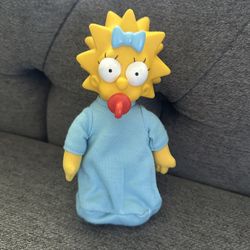 1990 The Simpsons Maggie Plush Doll