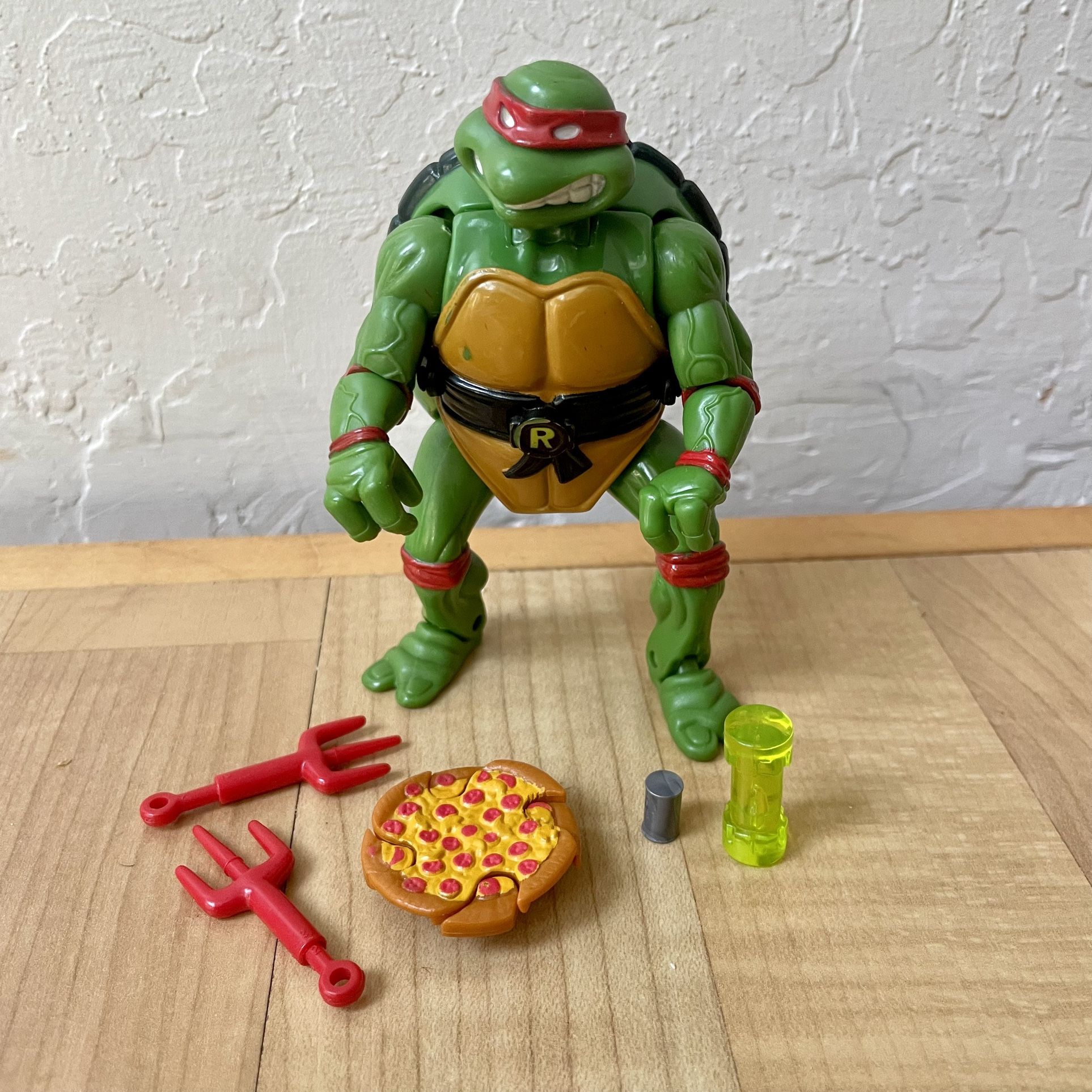 Vintage 1992 TMNT Mutatin' Mutations Transforming Raph Action Figure