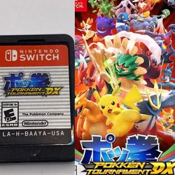 Pokken Tournament DX (Nintendo Switch, 2017) Cartridge Only Pokemon authentic