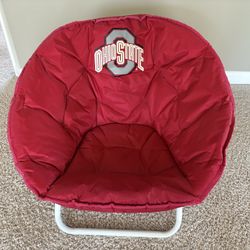 Ohio State buckeyes Folding Padded Circle Chair