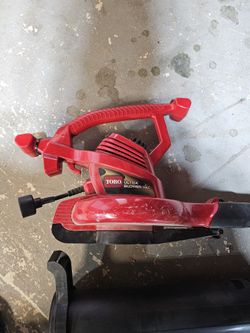 TORO high velocity leaf blower and mulcher, electric. 