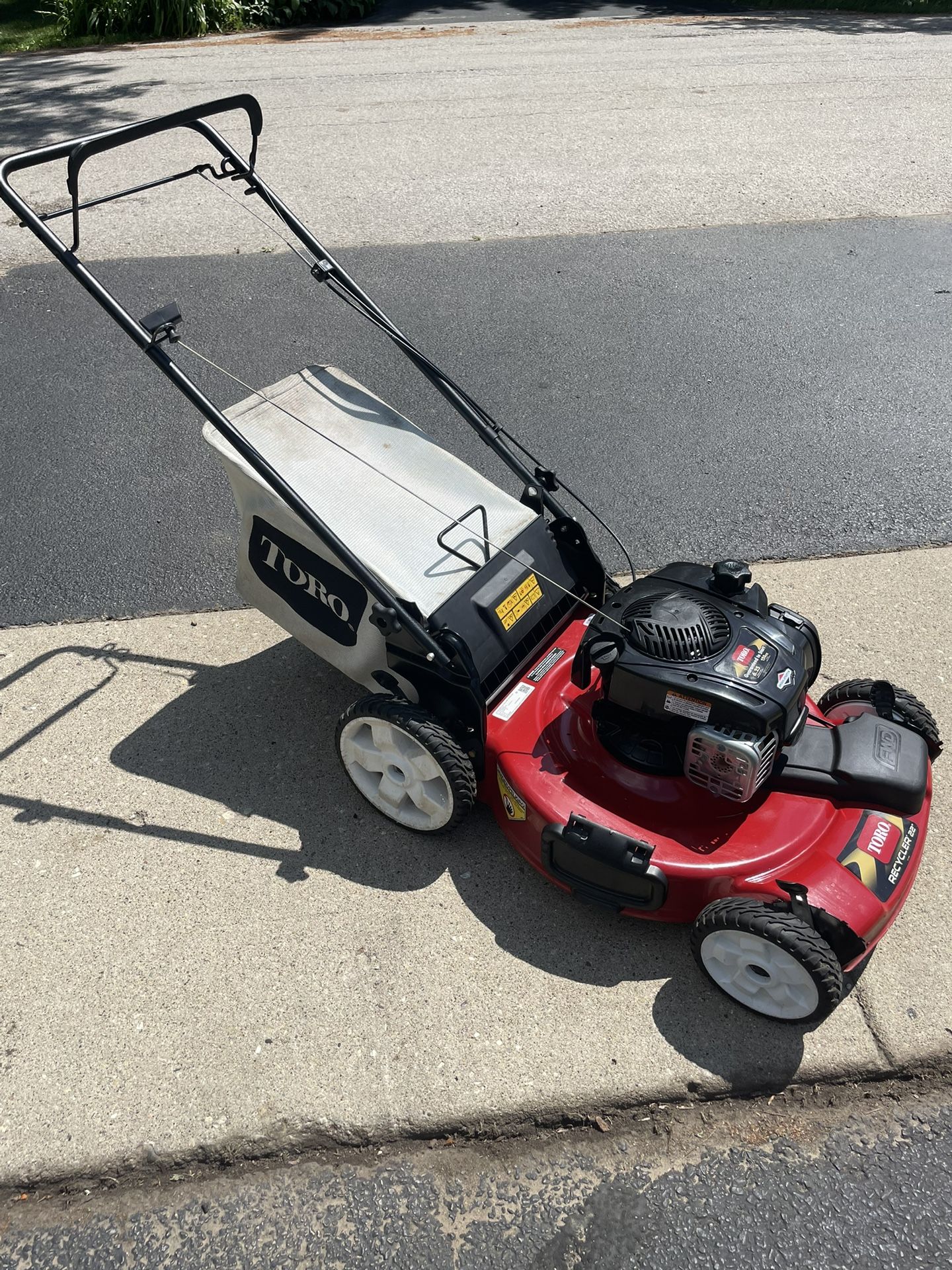 Toro 22 Recycler 6.25hp 150cc FWD Self-Propelled Lawn Mower with Bag