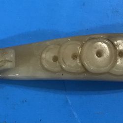 Excellent condition antique Hand Carved  Chinese dragon Jade  Belt  Buckle