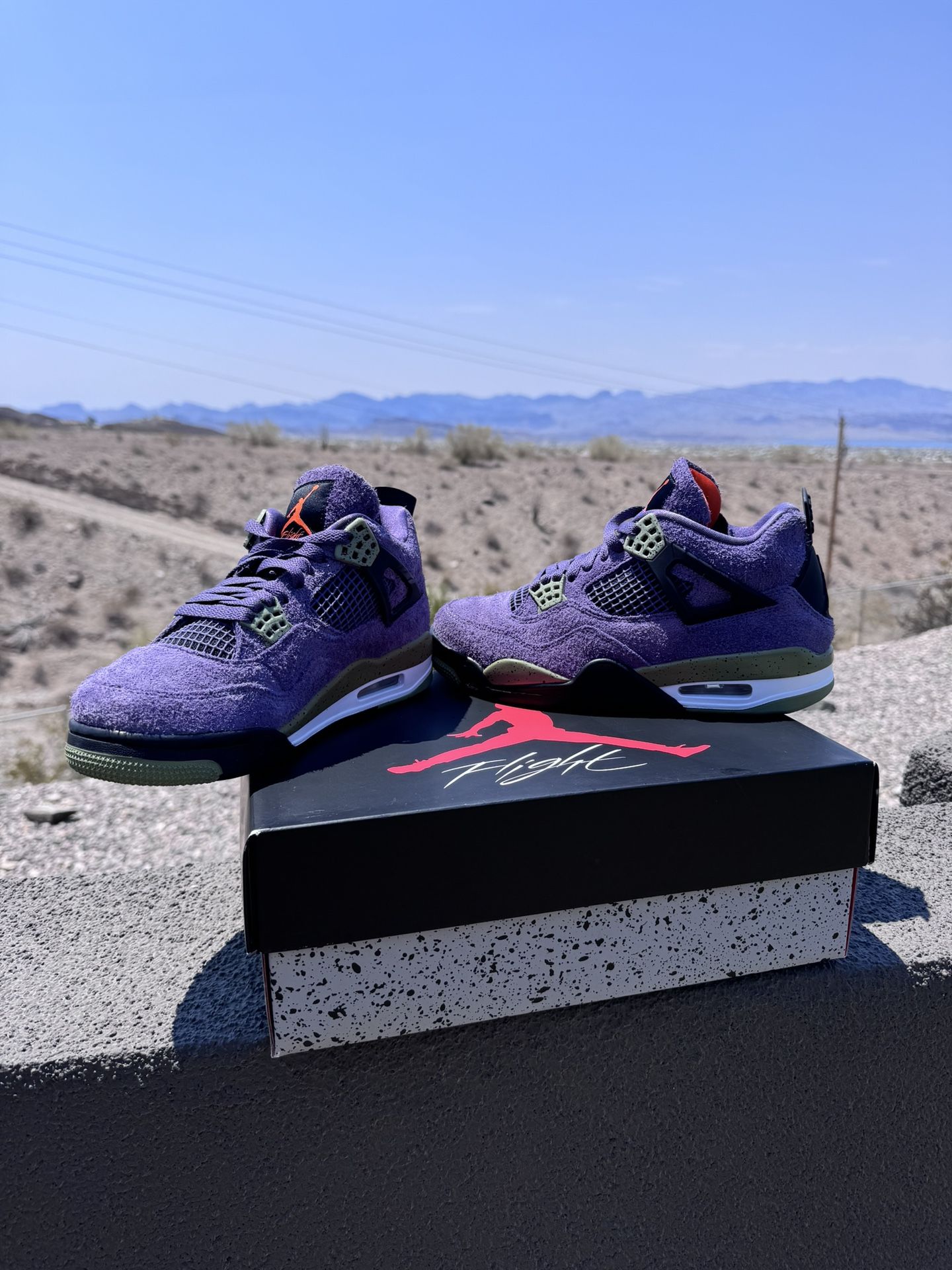 Jordan 4 Retro Crayon Purple, Woman’s.