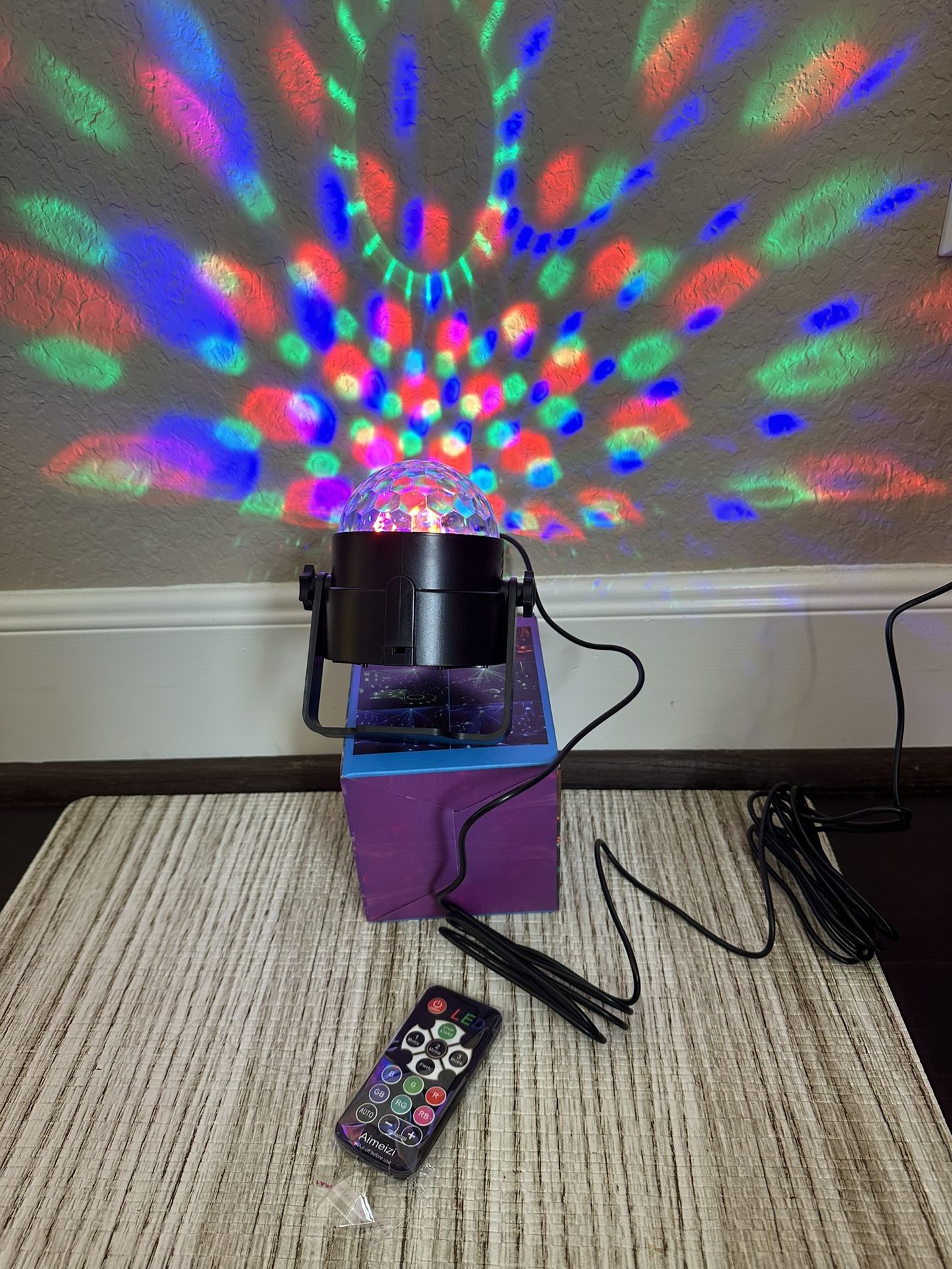 Party Disco Ball Lights Multicolors With Remote