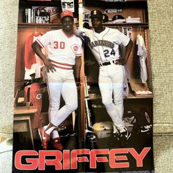 Ken Griffey Poster 16inch By 24 Inch 1990