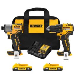 DEWALT 20V MAX 2-Tool Brushless Power Tool Combo Kit with Soft Case (2-Batteries