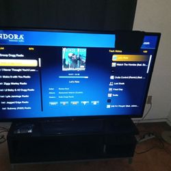 60 Inch And The Stand For $60 Sharp Smart TV With Universal Remote
