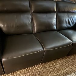 Reclining Leather Sofa