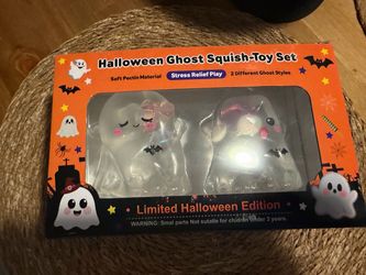 Halloween Ghost Squish-Toy Set of 2